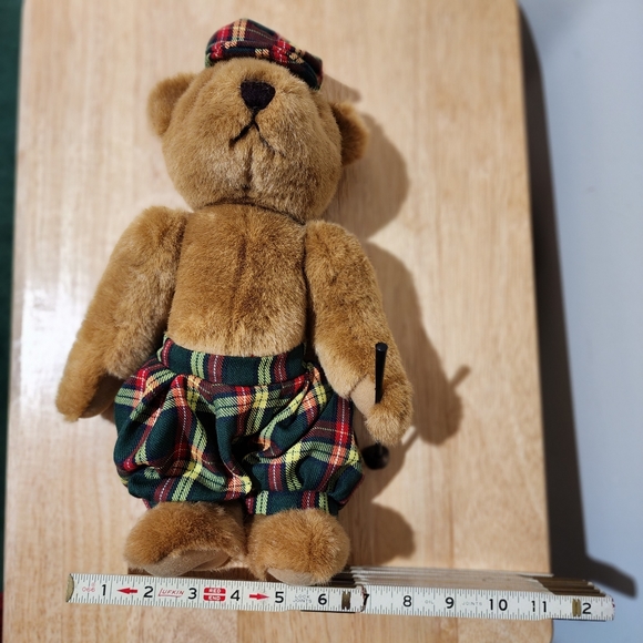 Vintage Poseable Teddy Bear With Golf Club, Golf Pants & Hat. - Picture 12 of 12
